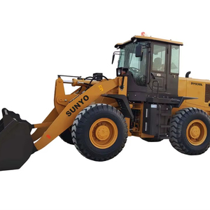 Offre Spéciale – Mini-chargeuse compacte diesel Euro5 à 4 roues motrices, chargeuse tracteur avec godet de 3 mètres cubes, 75 kW, haute capacité de charge - Product Image 1