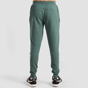 Pantalones Deportivos de Pierna Recta para Hombre, de Cintura Media, Estilo Casual, Color Sólido Teñido Personalizado de Alta Calidad, con Cordón Ajustable - Product Image 3