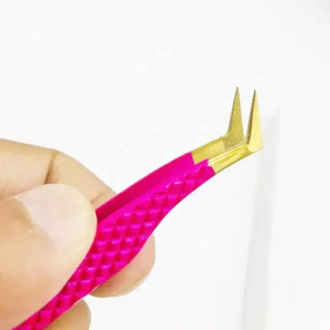 Kit de pinces à extensions de cils Kaamir Instruments KI-LT-2513 haute précision, antidérapantes, antimagnétiques, en acier inoxydable pour - Product Image 4