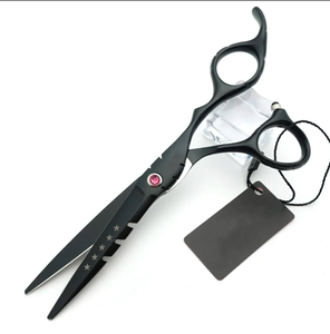 Ensemble de ciseaux de beauté de coiffure industrielle professionnelle Salon coupe de cheveux en acier inoxydable ciseaux amincissants de coiffeur - Product Image 3