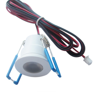 Spot encastré LED blanc chaud IP65, nouveau design, 3W, mini spot LED, ensemble de 28 mm