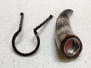 <b>Natural</b> <b>Crafts</b> Organic Animal Style Polished Tea Light Candle Holder with Ox Horn Fragrance Oud Burner Home Decoration - Product Image 2