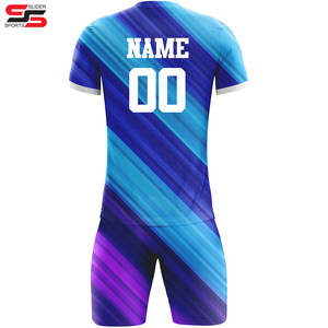 Uniforme de fútbol Sublimación Jersey Pantalones cortos deportes Use su propio diseño Uniformes de fútbol hecho a medida Unisex Nombre del equipo personalizado - Product Image 2