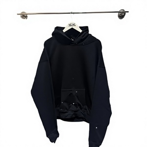 เสื้อฮู้ดประดับเพชรพรีเมียมสำหรับผู้ชายและผู้หญิง |   เสื้อฮู้ดสตรีทแวร์สั่งทำขายส่ง - Product Image 2