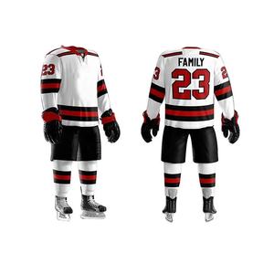 Uniforme de Hockey sobre Hielo Unisex 2026, Diseño Personalizado, Manga Corta, Poliéster, Hecho a Mano en Pakistán, Servicio OEM Económico, Mejor Venta - Product Image 1