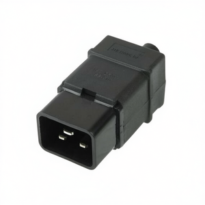 <b>Universal</b> Black 3-Prong Male AC Wall Travel Power Socket <b>Adapter</b> - Product Image 2