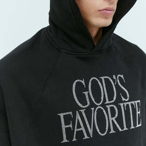 High Quality Custom Trendy Bling Black Rhinestone <b>Hoodie</b> Rhinestone Full Zip Us <b>Hoodie</b> <b>Thermal</b> Hoodies 100% Cotton - Product Image 6