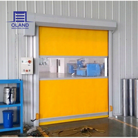 Porte industrielle rapide en PVC certifiée CE, design moderne, imperméable, rideau PVC avec surface finie