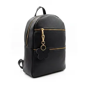 Zaino Morbido in Vera Pelle Dollaro - Made in Italy - Art. 26114 - Product Image 3