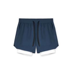 Pantalones cortos de algodón de Color sólido de verano a la moda para hombres, pantalones cortos deportivos finos transpirables personalizados de alta calidad para hombres - Product Image 1