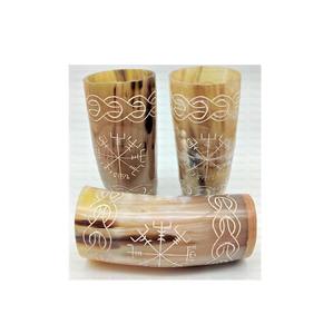 Venta caliente clásico vikingo bebiendo cerveza cuerno vidrio para tamaño personalizado calidad premium fabricado en la India - Product Image 6