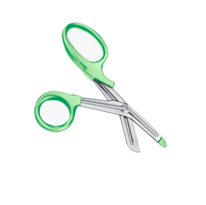 กรรไกรตัดผ้าพันแผลฉุกเฉินทำจากสเตนเลสขอบเรียบอุปกรณ์สำหรับการบาดเจ็บถนัดซ้าย - Product Image 4