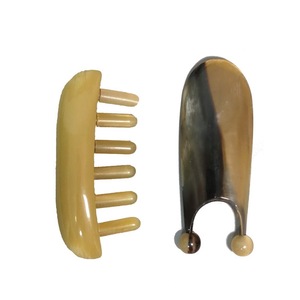 Buffalo Horn Face Massager Gua Sha <b>Board</b> for Face Lifting <b>Scraping</b> - Product Image 5