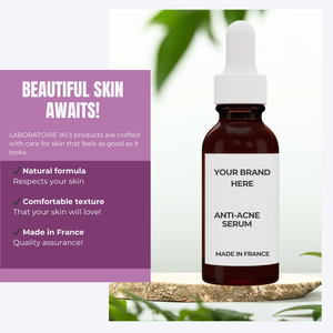 Sérum naturel anti-acné pour le soin de la peau du visage 30 ml avec de la niacinamide et de l'acide salicylique - Product Image 6