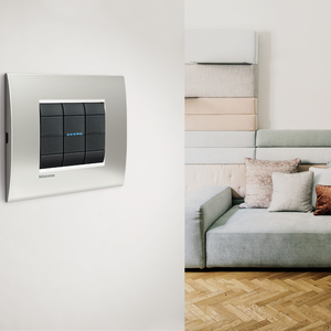Luce vivente 18 pezzi antracite foro cappuccio interruttore a parete modulo L4950 Polo finta - Product Image 2