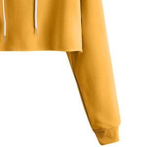 Pull-over à manches longues imprimé personnalisé Sweatshirts à capuche pour femmes Crop Top Style décontracté Sweat à capuche pour l'hiver Streetwear - Product Image 6