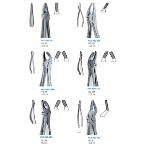 Nouvelles pinces d'extraction dentaire, pinces d'extraction dentaire, forceps d'extraction, modèle américain, instruments chirurgicaux avec emballage OEM - Product Image 6