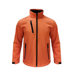 Veste Softshell d'hiver pour homme de haute qualité, confortable, en toile, à capuche, coupe-vent, respirante, avec doublure en coton, sur mesure - Product Image 1
