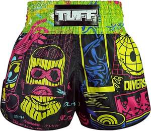 Shrink-Proof Digital Print Mixed Martial Arts Wear for Adults High Quality Custom MMA Fight <b>Shorts</b> for Men Silk Material - Product Image 6