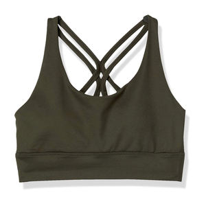 El mejor diseño de Sujetador deportivo para mujer para yoga y correr Ropa de fitness de estilo simple con logotipo frontal Precio razonable - Product Image 6