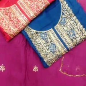 Trajes paquistaníes indios Premium bordados a mano sin costuras de diseñador moderno para mujeres hermosas fiestas de moda - Product Image 1