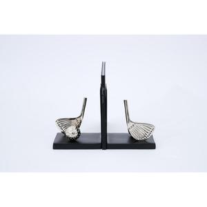 Sujetalibros de palo de Golf periódico revista libros organizador peso sólido hecho a mano moderno sujetalibros hogar Oficina decoración objeto - Product Image 2