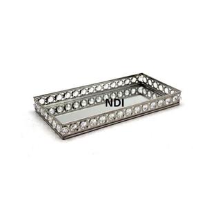 Bandeja de madera para servir dulces o pasta con acabado brillante, Bandejas para servir café y agua para bodas y fiestas de eventos - Product Image 1