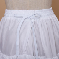 Jupon confortable de fabrication professionnelle jupon couleur unie taille moyenne femmes peuvent jupes