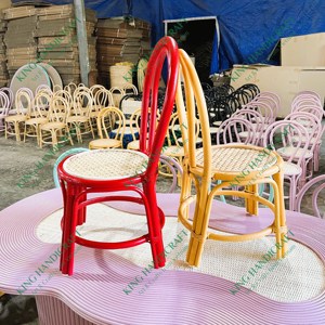 Sillas de ratán modernas ecológicas para niños, muebles de interior y exterior de alta calidad para sala de estar, cocina, coloridas para fiestas - Product Image 5