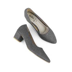 Zapatos planos cómodos negros WN7382 Court - Product Image 1