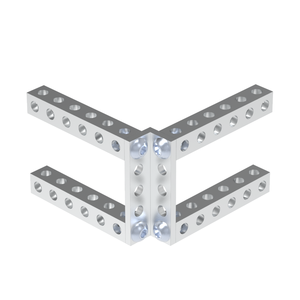 Serie 3103 L-Beam (7 orificios, 56mm de longitud) Robot FTC PRIMER robot STEM robot - Product Image 4