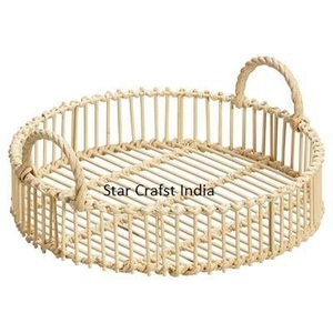Best Hot Sale Jute and Wicker Best Hot Sale Serving Tea Tray Food Serving Tray Factory Wholesale <b>Restaurant</b> & <b>Hotel</b> <b>Supplies</b> - Product Image 3