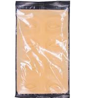 Peau artificielle réutilisable de visage de silicone souple 3D coussinet sourcil pratique permanente peau Microblading tatouage approvisionnement pratique fausse peau