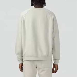 Custom Top Quality Men Printing Cotton French Terry Fabric Oversized Logo Tracksuit <b>Crewneck</b> Pullover 3D Embroidery Sweatshirt - Product Image 2