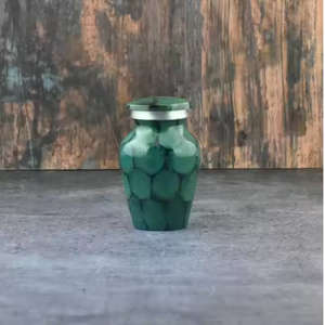 ของชำร่วยเถ้ากระดูกมนุษย์ทำจากอะลูมิเนียมเป็นของชำร่วยของที่ระลึกสลักรูปโกศ - Product Image 6