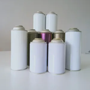 Bomboletta spray diametro 65mm Logo personalizzato di alta qualità stampato imballaggio e stampa lattine cilindriche stampa colori CMYK