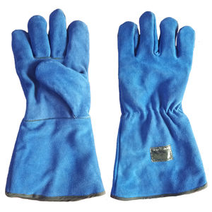 Guantes de soldadura de cuero OEM de una sola Palma a sus especificaciones personalizadas, agregue su nombre o diseño, guantes de pedido a granel para hombres - Product Image 1