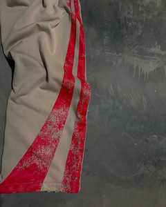 Sweat à capuche personnalisé du fabricant avec impression d'écran de caractères vintage lourds surdimensionné multicolore pour hommes délavé à l'acide - Product Image 3