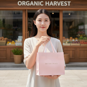 Bolsas de papel de Vietnam impresas personalizadas ecológicas de primera calidad para regalo minorista marca corporativa reciclable y biodegradable - Product Image 2