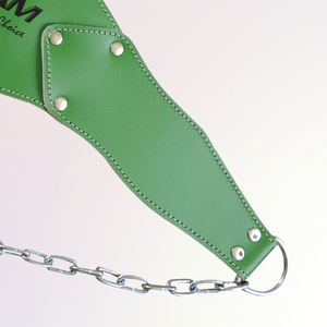 Cinturón de levantamiento de pesas de cuero resistente de primera calidad con cojín acolchado ancho Ajuste cómodo para levantamiento de pesas Soporte de espalda ajustable - Product Image 4