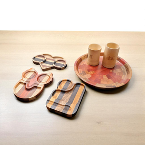 Plateau de service en bois écologique FT01, prix d'usine, vente en gros, formes et tailles personnalisées, plateau en bois naturel artisanal - Product Image 5