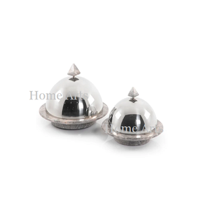 Servidor de nueces de frutas secas de acero inoxidable de último diseño con base de mármol y perilla para servir chocolates para los más vendidos - Product Image 3