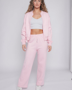 Survêtement d'entraînement deux pièces pour femmes au prix de gros Veste zippée en tissu polyester de haute qualité pour femmes Pantalon de jogging pour femmes - Product Image 3