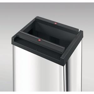 HAILO 52 L <b>Silver</b> Waste <b>Bin</b> 763 X 339 X 260 mm - Product Image 3