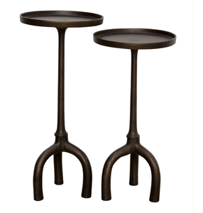 Mesa Plegable Nórdica de Aluminio Fundido Hecha a Mano, Nuevo Diseño con Tapa Redonda, Estilo Moderno para Sala de Estar y Dormitorio - Product Image 1