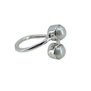 Bague artisanale en argent sterling 925 avec perle d'eau douce, style bohème, pierre de naissance de juin, cadeau idéal pour son anniversaire ou son anniversaire de mariage - Product Image 1