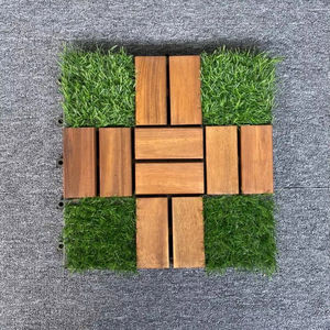 Baldosas de Madera de Acacia Maciza Encajables para Jardín, Balcón y Patio - Product Image 1