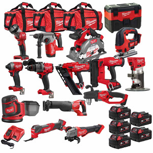 M18KIT1 Kit Inalámbrico de 18V con 15 Piezas y 5 Baterías de 5.0Ah - Product Image 2