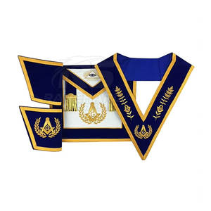 Delantal Masónico de Cuero y Terciopelo Hecho a Mano de Primera Calidad, Delantal Masónico Personalizado con Diseño de Símbolo Masónico - Product Image 6