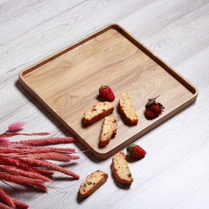 Plateau de service alimentaire unique de qualité supérieure Design tendance Bambou Bois Événements Fêtes Assiette alimentaire - Product Image 4